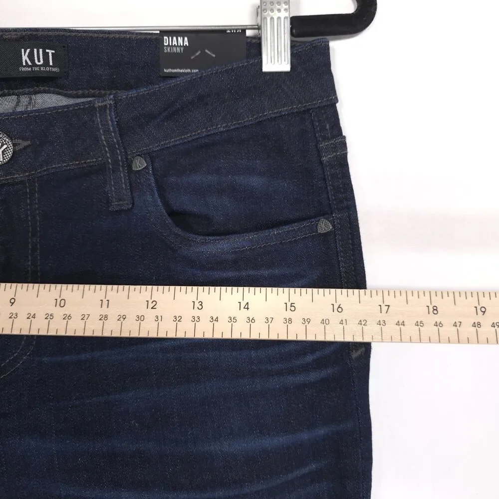 KUT FROM THE KLOTH New Women's Diana Skinny Jeans W30 USA MADE KP4880ML7 Premium